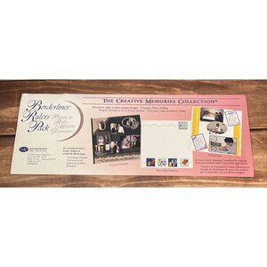 CREATIVE MEMORIES BORDERLINES RULERS PACK OF 3 SCALLOP WAVY VICTORIAN STENCIL